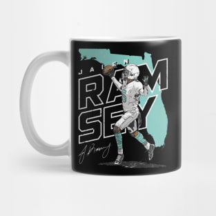 Jalen Ramsey Miami Player Map Mug